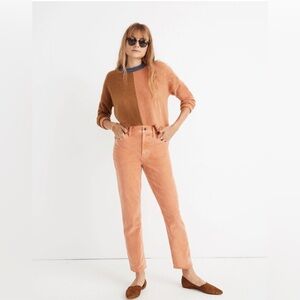 Madewell High-Rise Slim Boyjean: Corduroy Edition